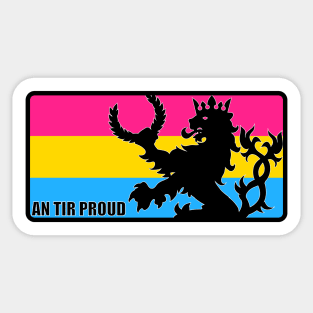 An Tir Pride - Pansexual - Oblong Sticker